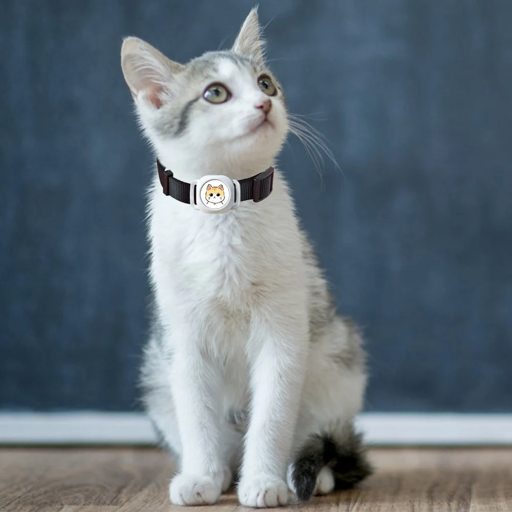 Smart Locator Bluetooth-compatible Real-time Tracking Dog Cat Collar Find Device Real-Time Global Location Tracker for Dogs Cats