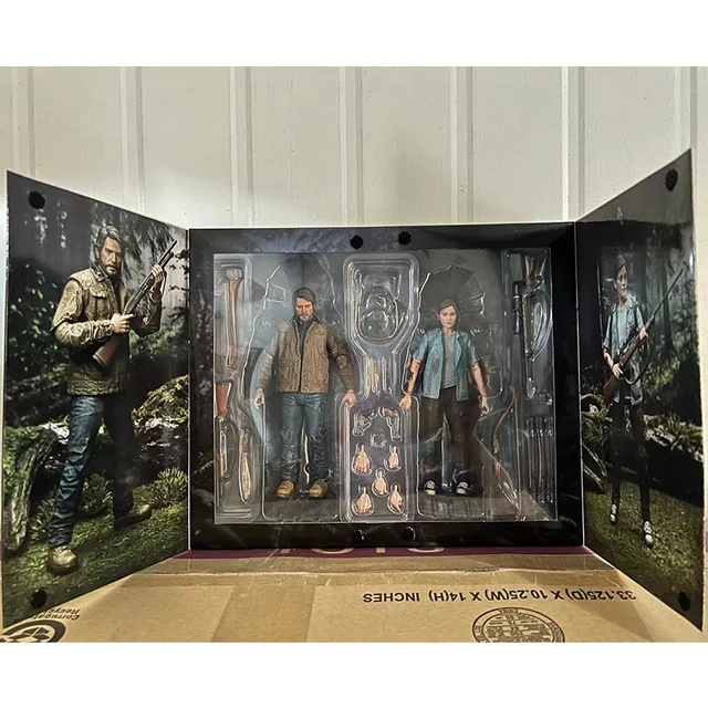 Dented box) NECA The Last of Us 2 Joel & Ellie (2 Figure Set