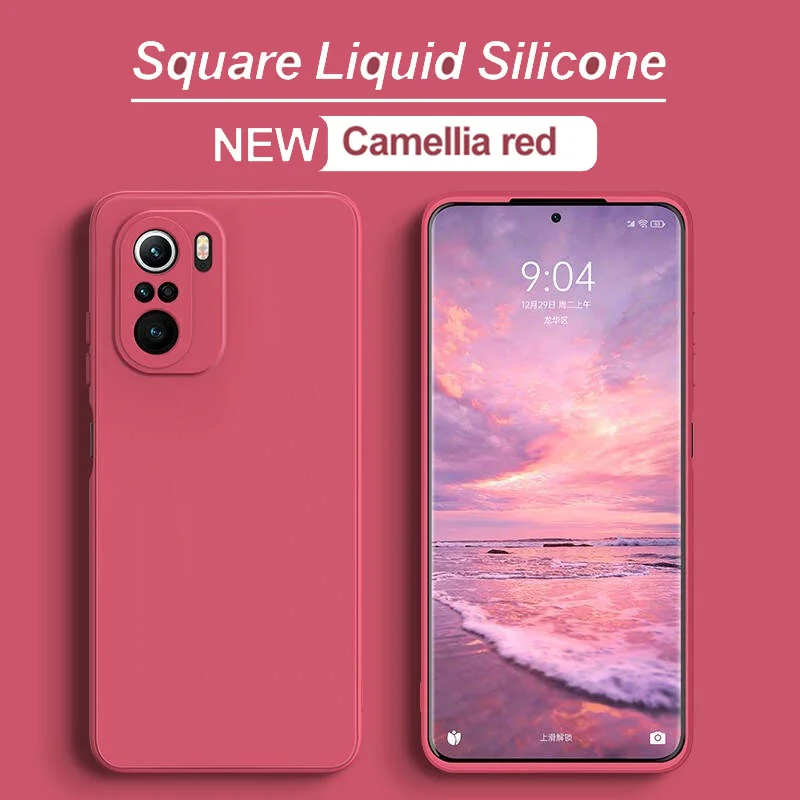 Pour Mi 11 Lite Coque de protection pour Xiaomi Mi 11 Lite 11T 10T 9T Poco F3 X4 Redmi Note 11 10 9 Pro Original Liquid Silicone Ca_voghion.com