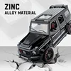 1:24 Mercedes Benz BRABUS G800 High Simulation Diecast Metal Alloy Model car Sound Light Pull Back Collection Kids Toy Gift 6