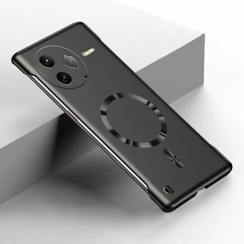 Luxury Ultra Thin Magnetic Metallic Frameless Phone Case - Matte Shockproof PC Cover