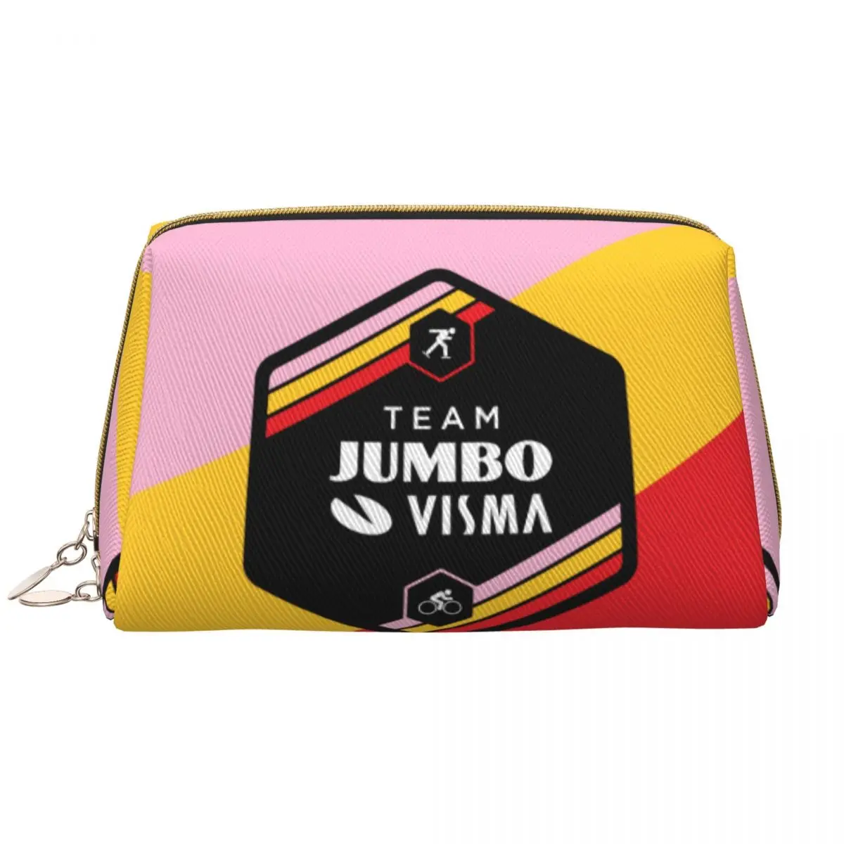 

Дорожная сумка Jumbo Visma Pro для велосипедной команды, милая косметичка, органайзер для косметики, женский косметический бокс для хранения