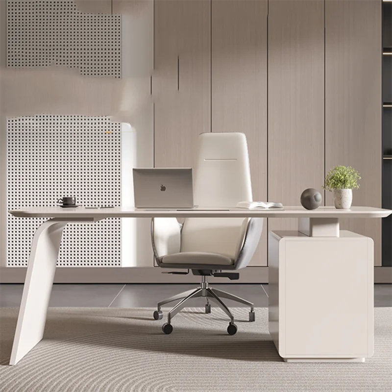 

Офисный стол с ящиками для письма, угловая мебель для руководителей, современный офисный стол для конференций, игровая офисная мебель Hdh