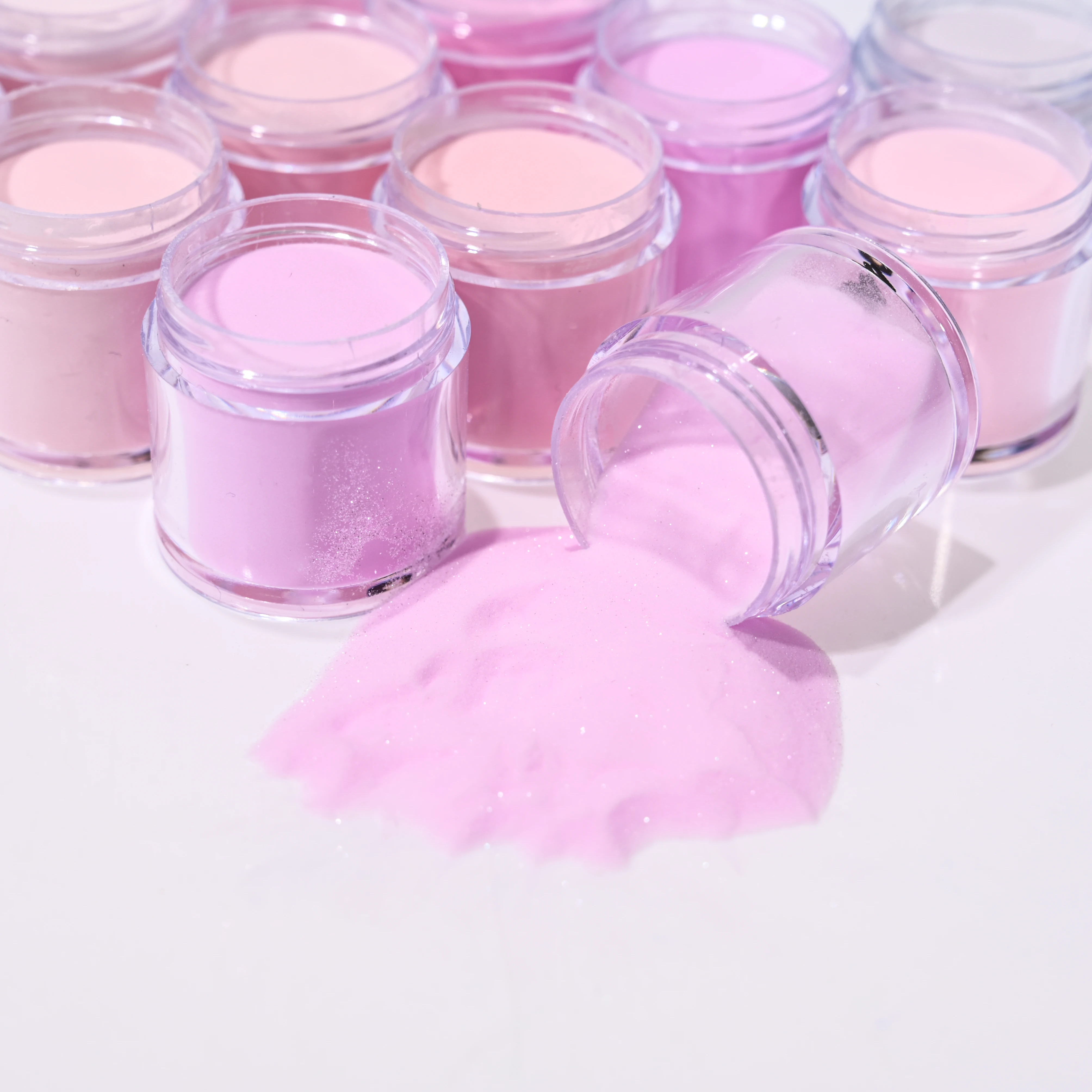 10g Light Color Acrylic Powder Jelly Nude Nail Acrylic Powder PINK 3D Nail Carving French Extension aCRYLIC Pigment nail powder acrylic nail powder