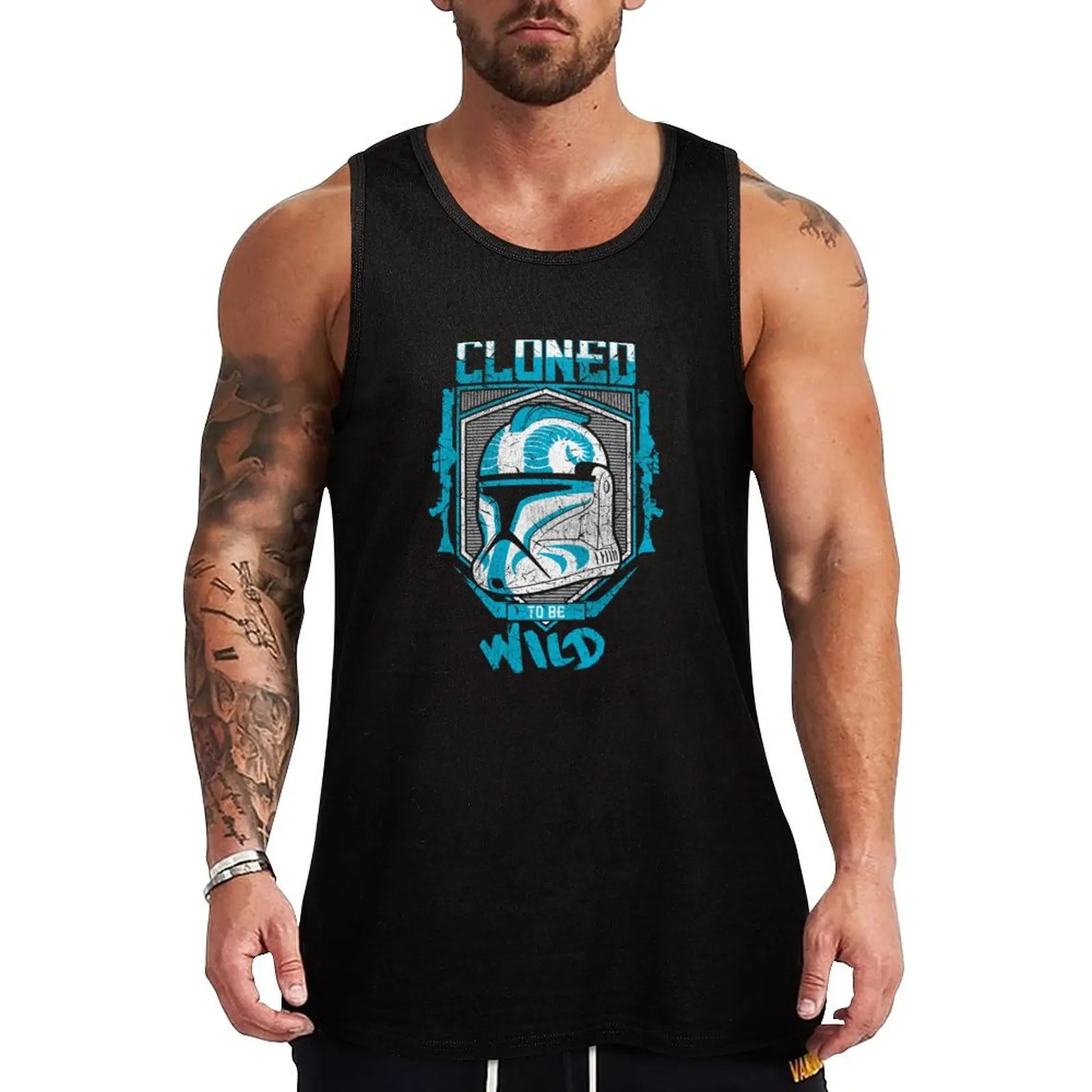 

Cloned to Be Wild Tank Top Top sleeveless shirt man tops