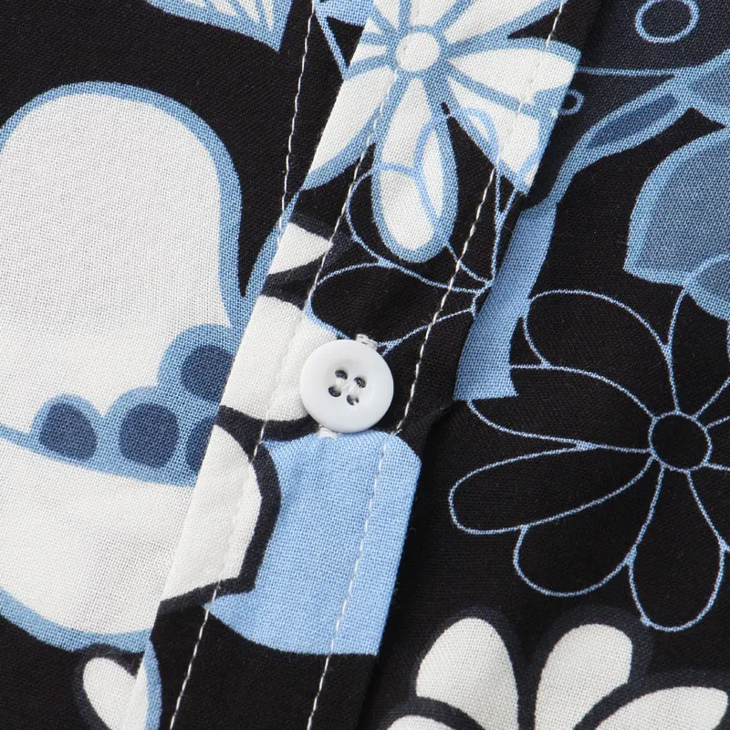 Mens Summer Tropical Floral Shirts Short Sleeve Button Down Aloha Hawaiian Shirt Casual Holiday Vacation Beach Shirt Chemise 3XL 4