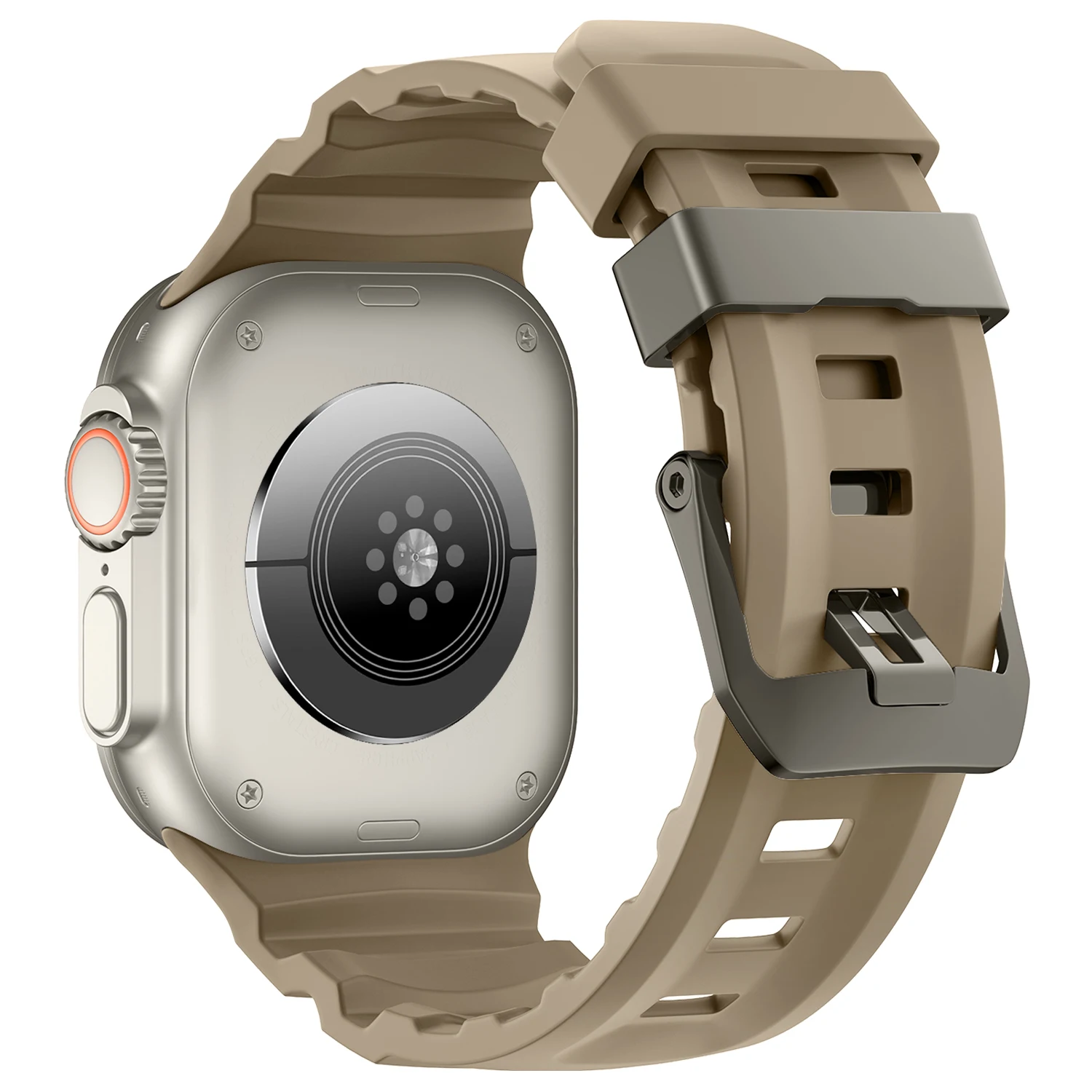 Sport Silicone Titanium Band - Soft Rubber Bracelet Strap