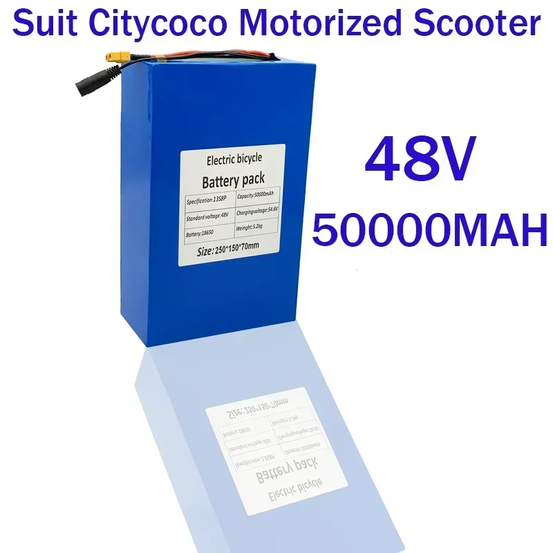 

Bestselling48V50000MAH13S8P Suit Citycoco Motorized Scooter UseBattery Model Aircraft Electric Tools Cartssolar Energy Inverters