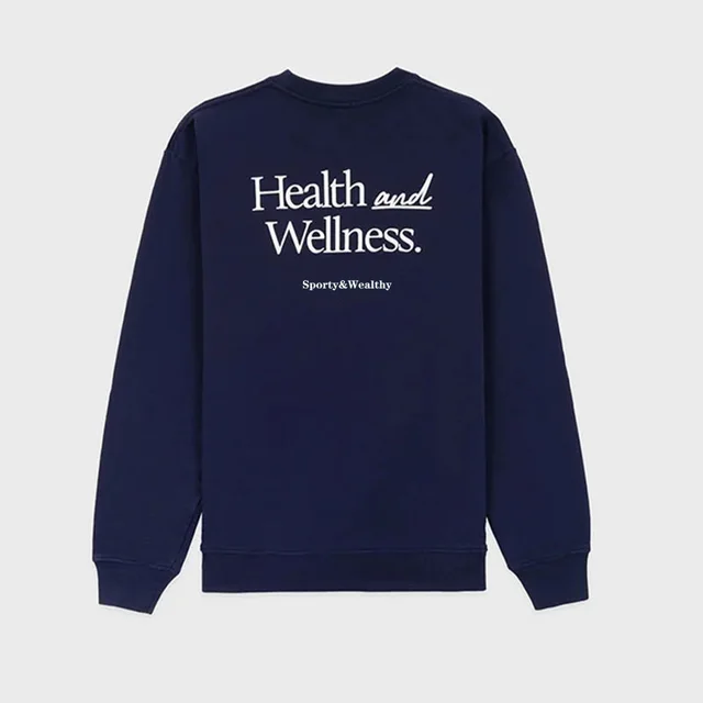 스타일리시하고 편안한 스포츠 Make You Wellness 프린팅 그래픽 여성용 스웨터로 추운 겨울날을 따뜻하게 지내세요.