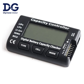 RC Cellmeter 7 Tester digitale della capacità della batteria Tester del controller Tester di tensione per misuratore di celle LiPo Life Li-ion NiMH Nicd 