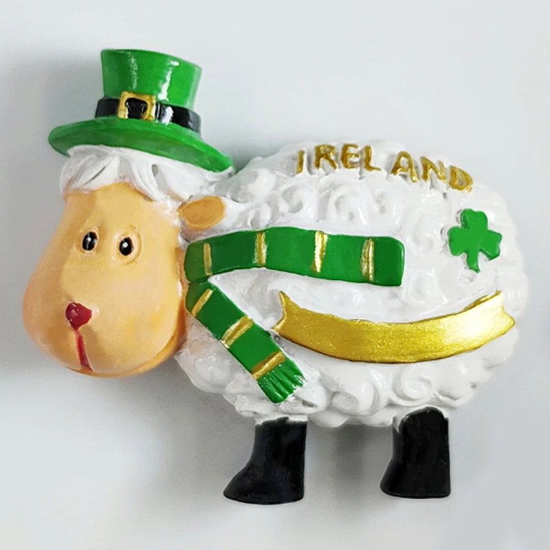 

Ireland Fridge Magnets Dingle Travelling Souvenirs Clover Sheep Fridge Stickers Wedding Gifts Whiteboard Magnetic Stickcers