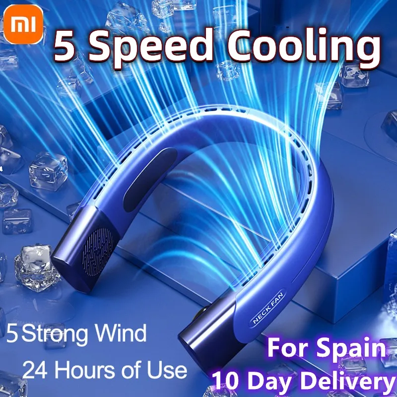 Xiaomi 4000mah Hanging Neck Fan Portable Air Conditioner Usb