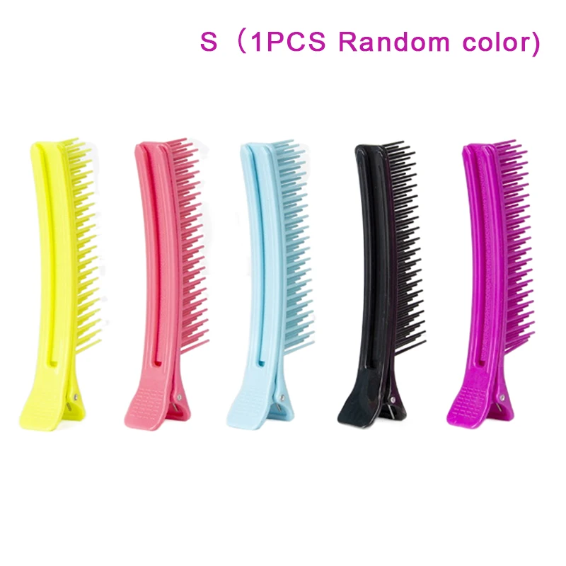 Profesyonel Saç Kavrama Kelepçeleri Salon Saç Bölüm Kesme Klipleri Tarak Berber Boyama Perma Saç Tokası Ev DIY Barrette Saç Şekillendirici