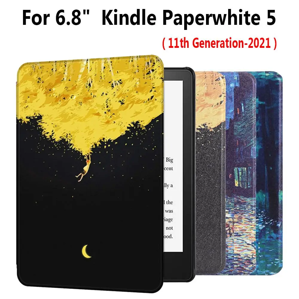 Funda Kindle Paperwhite para 6.8 pulgadas (11ª generación 2021), funda  inteligente de piel sintética para Kindle Paperwhite y Kindle Paperwhite