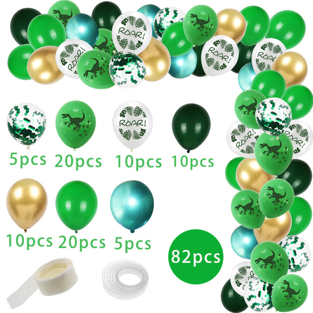 Safari Birthday Party Decoration Disposable Tableware Set Safari Dinosaur Party 1st Birthday Boy Baby Shower Supplies