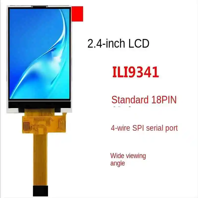 

Новый 2,4 дюймовый Tft ЖК-экран SPI серийный экран DisplaILI9341 Y Стандартный 18-контактный цветной ЖК-дисплей
