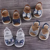 0-18Months Newborn Baby Sandals Floral Print Princess Sandals Sneakers for Infant Girls Toddler Soft Crib Walkers Shoes 1