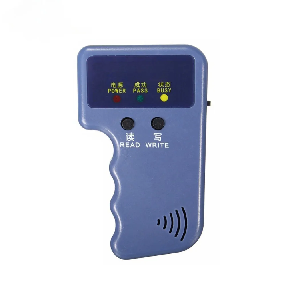 Handheld 125KHz EM4100 RFID Copier Writer Duplicator Programmer Reader + EM4305 T5577 Rewritable ID Keyfobs Tags Card rfid card reader,rfid chip reader