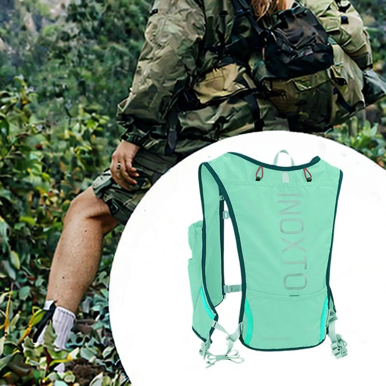 Hydration Pack Hydration Backpack Lightweight Running Cycling Vest Runner Rucksack Running Hydration Vest for Running, Trail