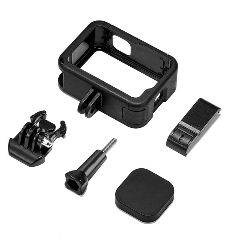 Gopro HERO10/9 보호 커버베이스 용 측면 인터페이스 커버가있는 하우징 프레임 확장 PA 케이지