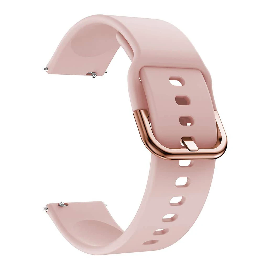 Silicone Sport Watch Band – 20mm/22mm Adjustable Strap in Multiple Colors