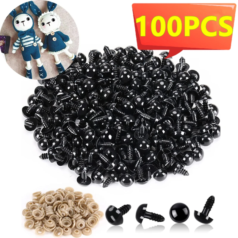 PH PandaHall 100 Stück Sicherheitsmäuler - 2 Größen Für Amigurumi Und Plüschtiere Häkeln
