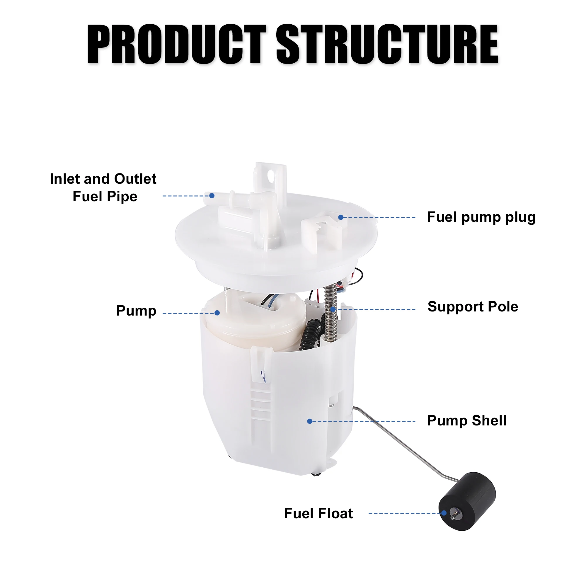 X Autohaux Electric Fuel Pump E8588M L3901335ZB L3901335ZC