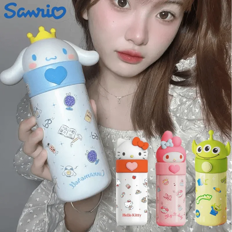 

350/500 мл, детская Изолированная бутылка для воды Hello Kitty, термос Микки Мауса, термос из нержавеющей стали 316 для подарка