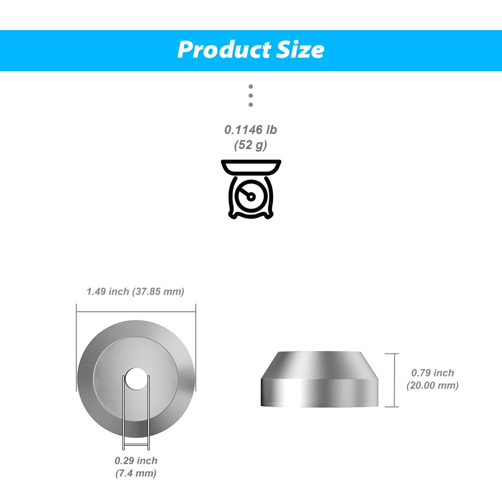 Vinyl Record Dome Center Adapter Universal 45 RPM Turntable Aluminum Accessories for 7 Inch EP Record Vinyl 1Pcs audio adapter audio adapter set turntable adapter