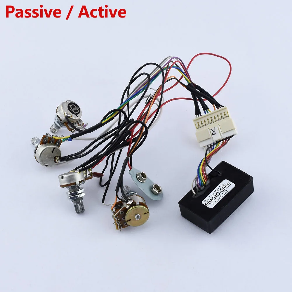 2-Band EQ Preamp Circuit For Active Bass Pickup Parts Accessories