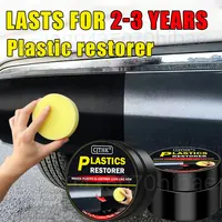 Car Plastic Restorer Back To Black Gloss Car Cleaning Products Plastic Leather Restore Auto Polish And Repair Coating Renovator 1