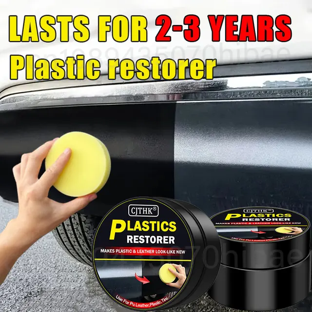 Car Plastic Restorer Back To Black Gloss Car Cleaning Products Plastic Leather Restore Auto Polish And Repair Coating Renovator 1