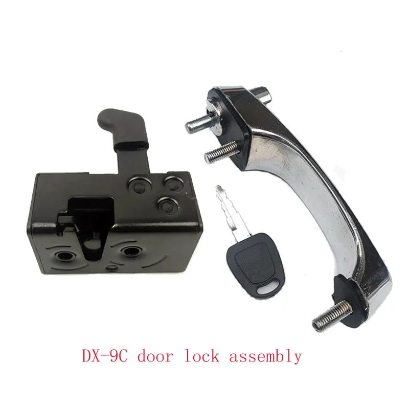 

For Doosan Daewoo Excavator DX55-9C DX60-9C Cab Lock Block Inside And Outside Handle Door Lock Assembly