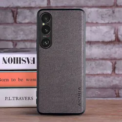 Custodia per telefono in pelle di lusso - Cover rigida e morbida premium per Sony Xperia 1 VI/10 VI