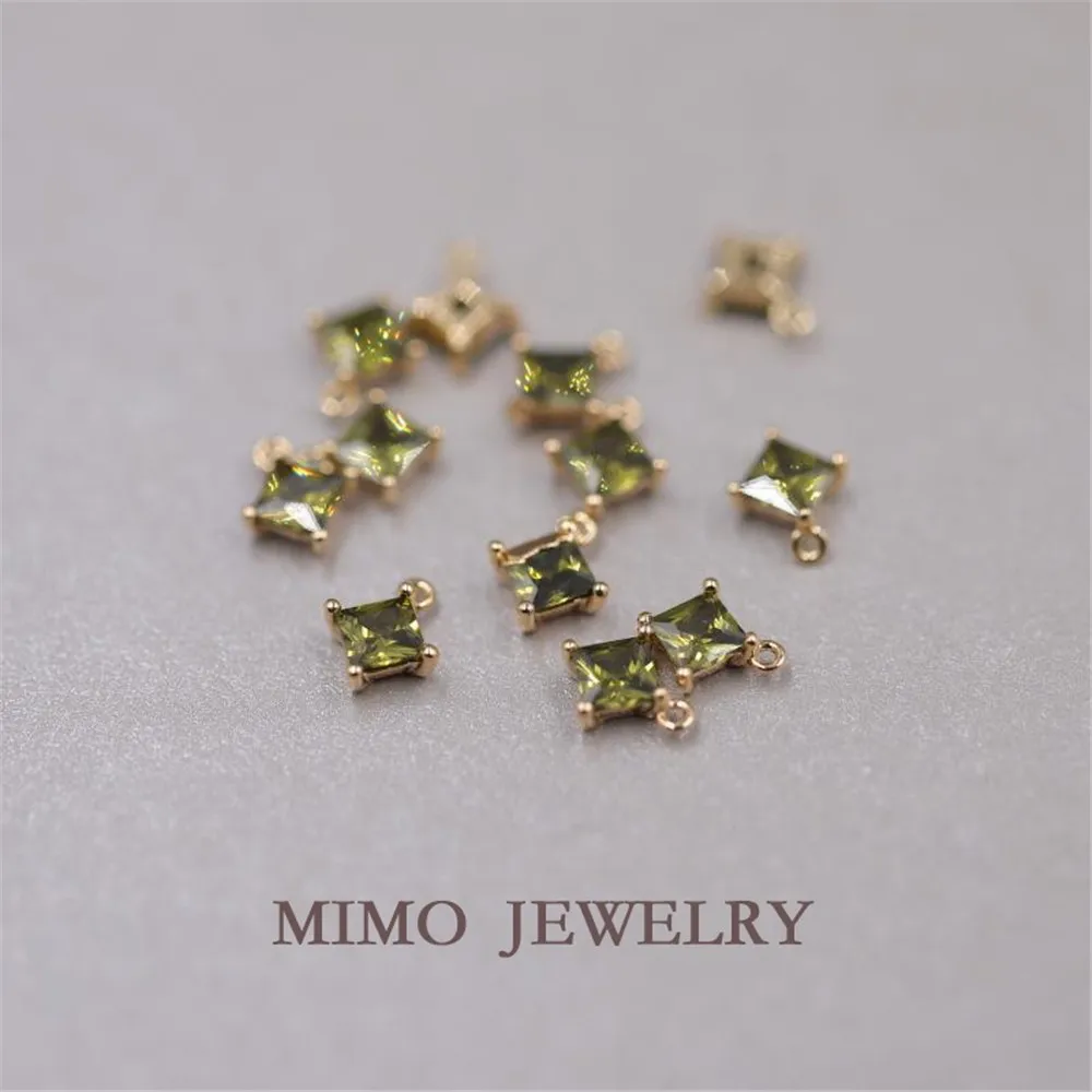 Рисунок 3 - Позолоченное квадратное циркониевое одиночное кольцо