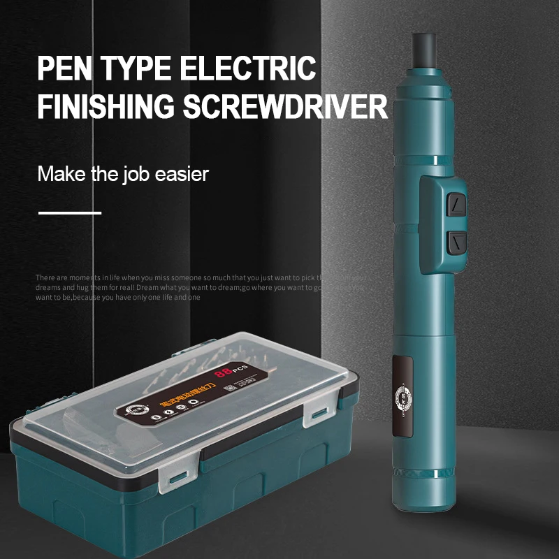Mini Wireless Electric Screwdriver Set Cordless USB Rechargeable Screwdriver 3.6V 200r/Min Home Electric Drill Repair Power Tool 2