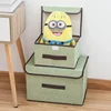 WBBOOMING 2 Size Fold Non-woven Fabric Storage Box Home Supplies Clothing Underwear Sock And Kid Toy Storage Organizer Cosmetics 3
