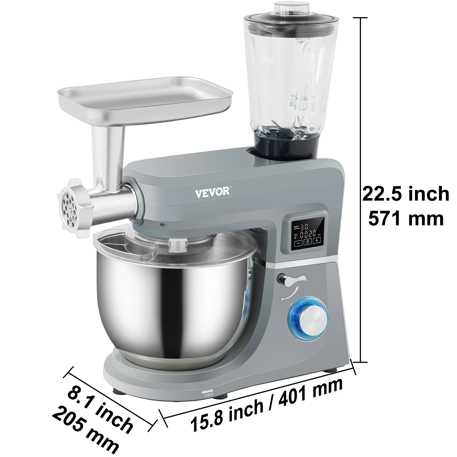 HOWORK Stand Mixer, 8 45 QT Bowl 660W Food Mixer Review, Easy to use 