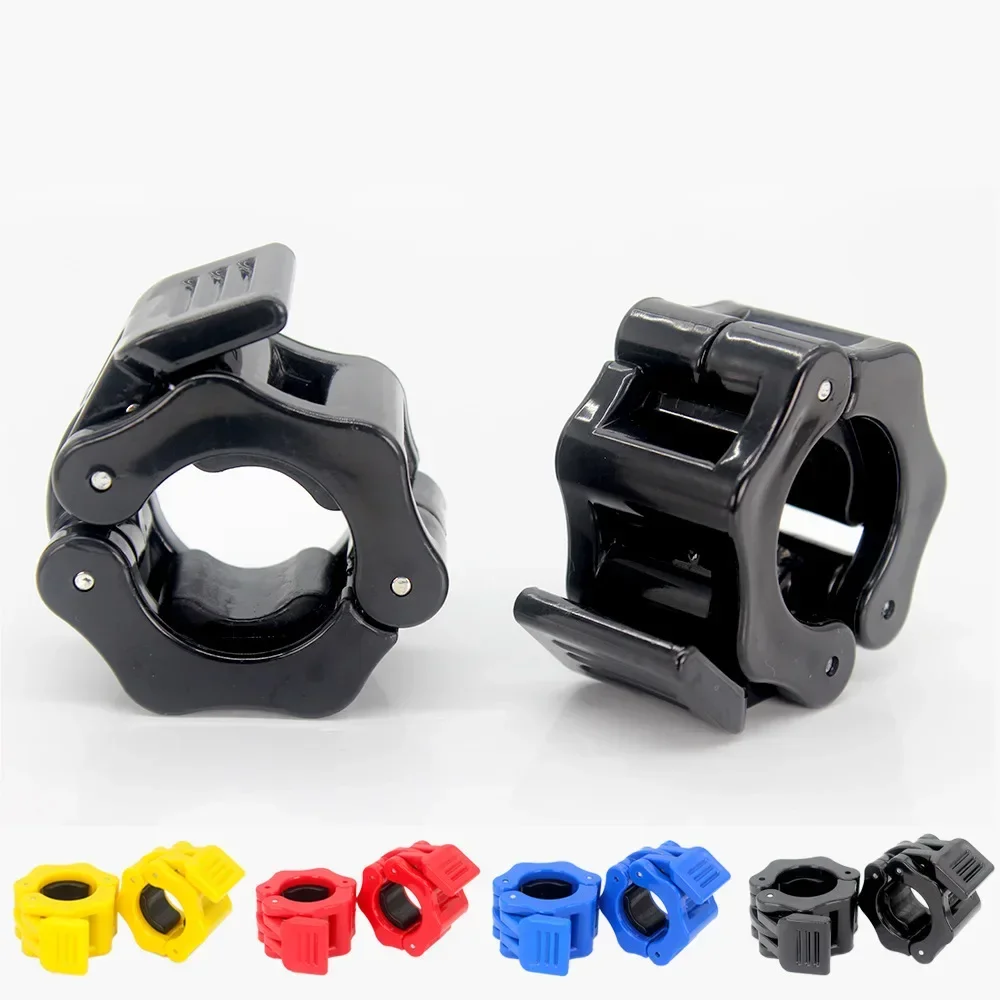 1Pair Safety Dumbbell Snap Quick Release Fix 25/50mm Barbell Clamps Weightlifting Bar Clamps for Weightlifting Strength Training 3