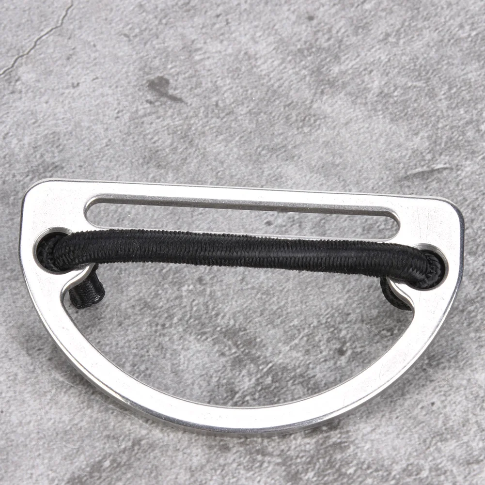 Premium 316 Stainless Steel D-Ring Belt Buckle & Webbing Strap Keeper