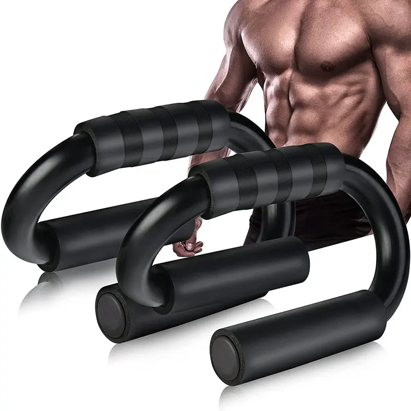 

Extra Thick Non Slip Foam Grip Strength Training Home Gym S-shaped Sports Push Up Bars Push-up Stands