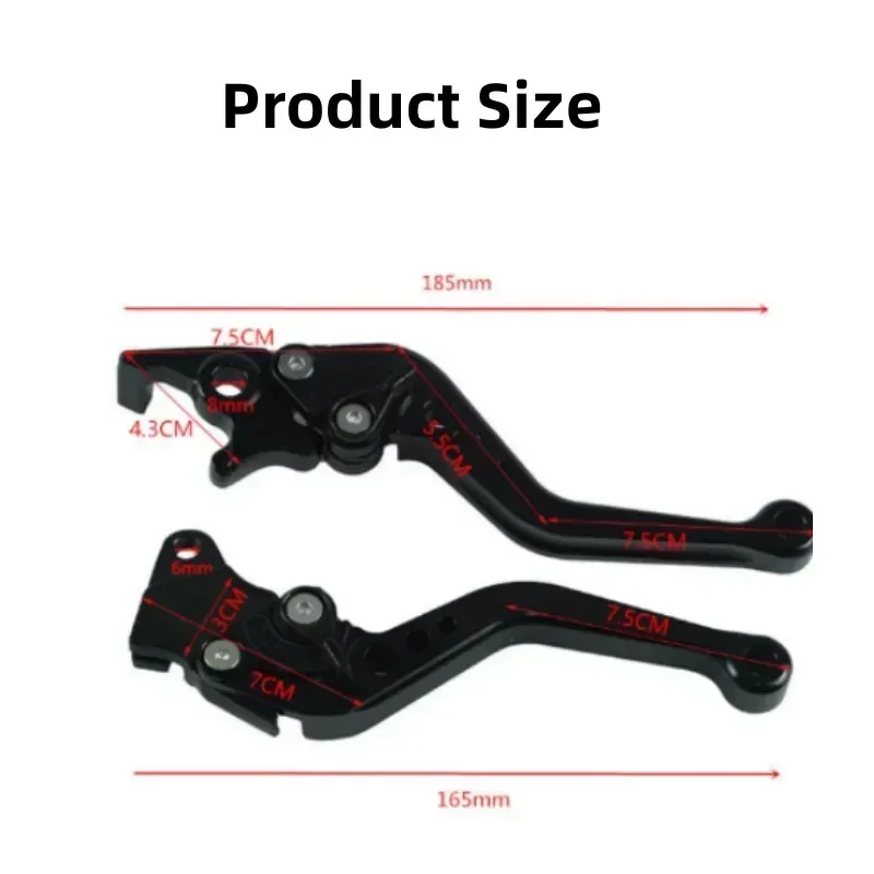 Motorcycle Clutch&Brake Handle-Universal Adjustable Double Disc Brake Lever for Drum&Disc Brakes-Upgrade Your Bike's Performance