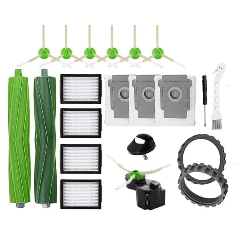 

Комплект аксессуаров для IRobot Roomba I7 + I3 I3 + I4 I4 + I6 I6 + I8 I8 + J7 J7 +/Plus E5 E6 E7 Запчасти для роботизированного пылесоса