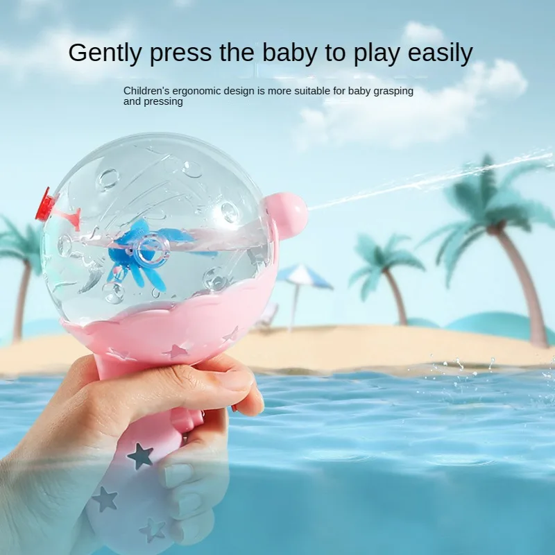 Water Gun Light Cartoon Spray Machine Bath Splashing Toys for Boys Kids Summer Outdoor Swimming Party Toy Children's Day Gifts 4