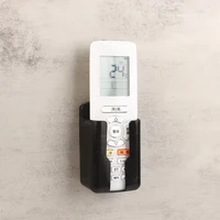Support mural pour télécommande, boîte de rangement pour climatiseur, durable et non perforé, 1 pièce 3