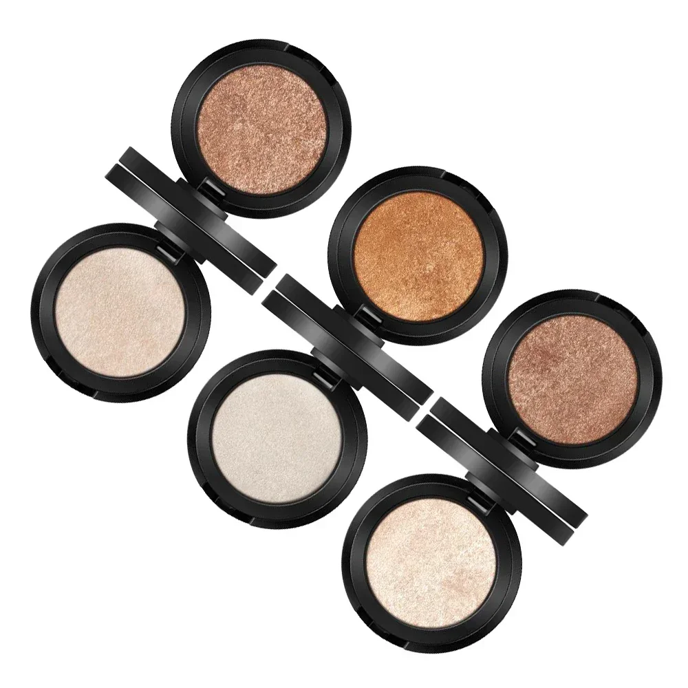 6 color Face Makeup Powder Waterproof Minerals Shimmer Contour Bronzer Highlighter Palette