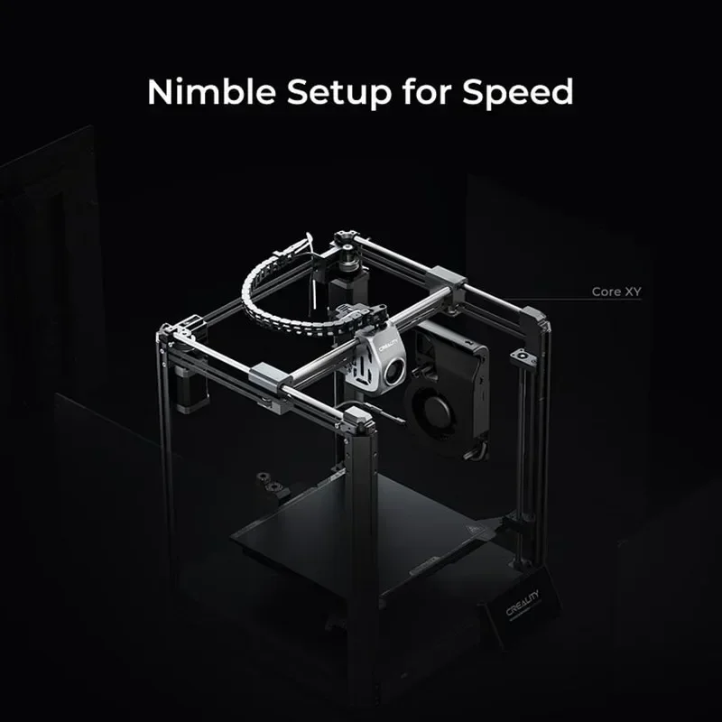 CREALITY K1 MAX 3D 프린터, 고속 인쇄, 슈퍼 감지 AI LIDAR, 대용량 유량, 강력한 듀얼 선풍기 냉각, 600 mm/s, 32 mm³/s