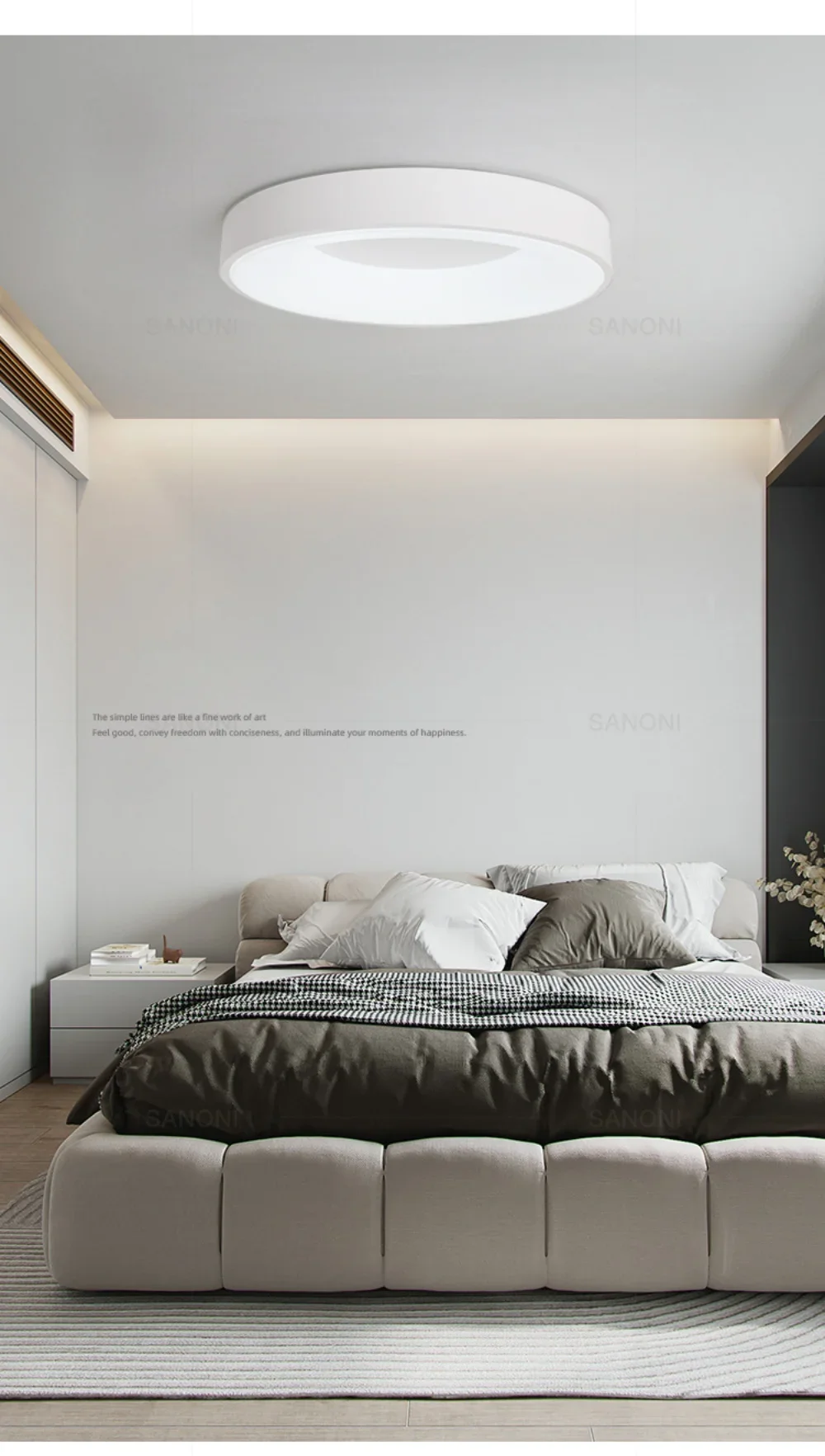Modern LED Ceiling Lamp for Living Dining Room Corridor Bedroom Balcony Macaron Colorful Chandelier Home Decor Lighting Fixture