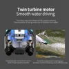 New S2 Remote Control Ship Double Vortex Spray High Speed Clipper Fast Boat Overturning Reset Water Toy Competitive Boat Model 6