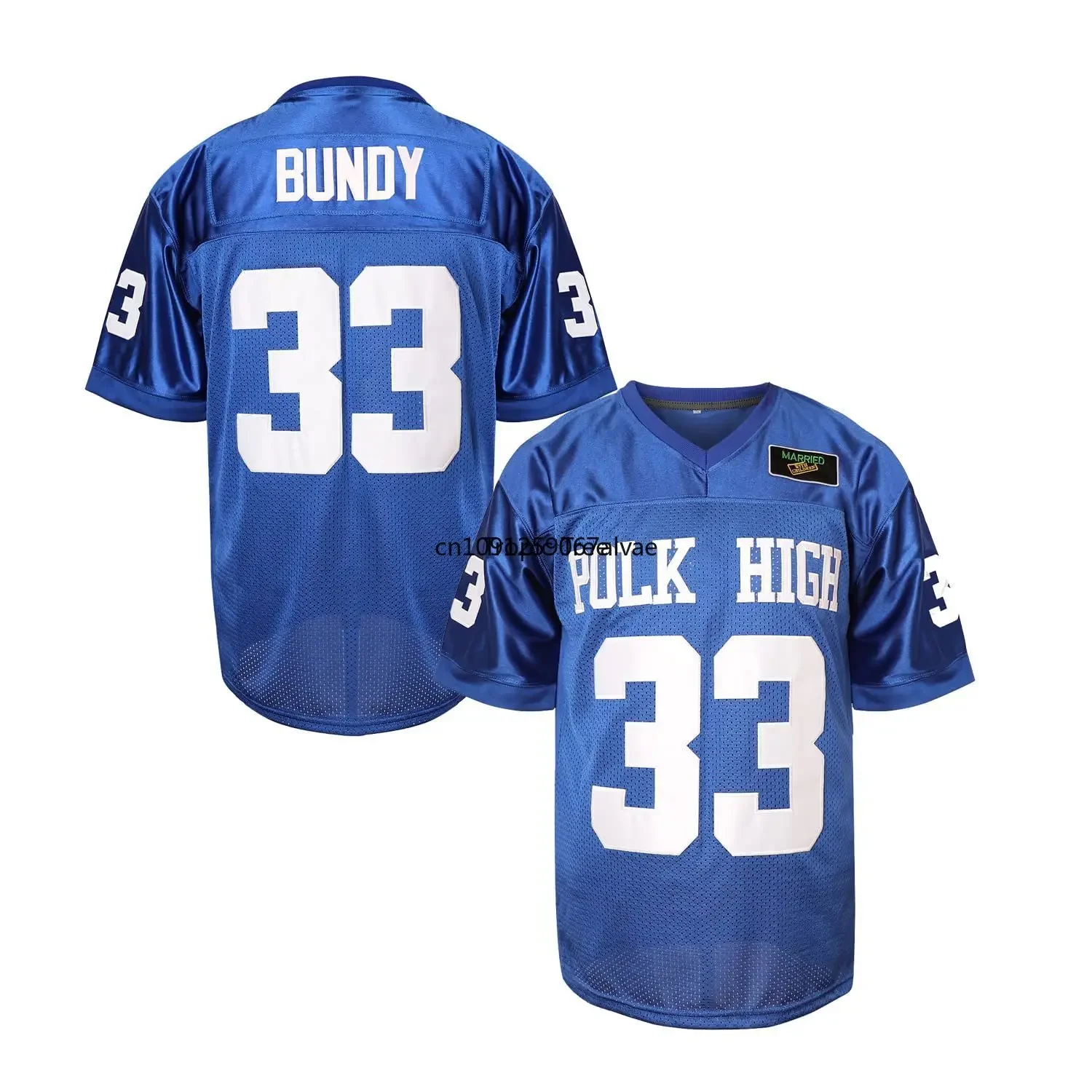 Al Bundy Jersey 33 Polk High School Football Jersey Married with Children Tv Cosplay Sport sHIRT Us Mens Size S-XXXL